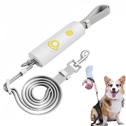 Strong Dog Leash Running Training Puppy Dog Leashes Retractable for Small Medium Dogs with Handle One-Key Lock Explosion-Proof